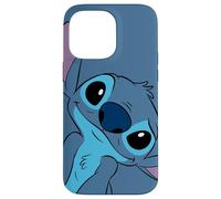 Carcasa para iPhone 14 Pro Max Disney Lilo and Stitch Cute Stitch Face Gris pizarra