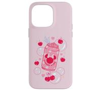 Carcasa para iPhone 14 Pro Max Disney Minnie Mouse Sweet Treats Pink Cherry Soda Coquette