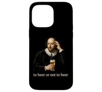 Carcasa para iPhone 14 Pro MAX Divertida Cerveza Shakespeare Beber Bar Vintage Fiesta Humor Regalo