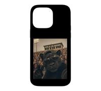 Carcasa para iPhone 14 Pro MAX Divertida Mascota de Panther Student para Selfies Vintage para el Día del Juego