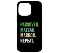 Carcasa para iPhone 14 Pro MAX Divertida Matzá de Pascua, Marror, repetición de la Familia judía del Seder