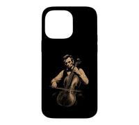 Carcasa para iPhone 14 Pro MAX Divertido Abraham Lincoln Tocando Violonchelo Música clásica Violonchelo