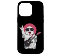 Carcasa para iPhone 14 Pro MAX Divertido Buda Rock Music Guitarrista Diseño Retro