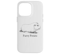 Carcasa para iPhone 14 Pro MAX Divertido Conejillo de Indias Peludo Patata Mal Nombre Animal Broma estúpida