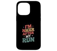 Carcasa para iPhone 14 Pro MAX Divertido Dicho Que Soy más Agradable después de mi Carrera sarcástico