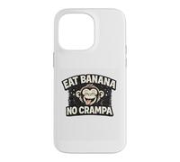 Carcasa para iPhone 14 Pro MAX Divertido diseño de Mono Que Come plátano y Nunca se acalambran, el Primate se ríe