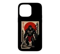 Carcasa para iPhone 14 Pro MAX Divertido Guerrero Japonés Mono con Faja Sarcástico