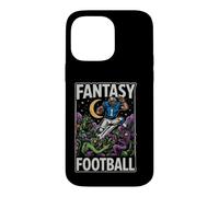 Carcasa para iPhone 14 Pro MAX Divertido Jugador de fútbol de fantasía vence a los Monstruos Diciendo