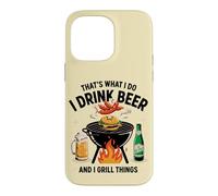 Carcasa para iPhone 14 Pro MAX Divertido Maestro de Barbacoa para Verano