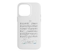 Carcasa para iPhone 14 Pro MAX Divertido Oso Polar música Yoga Jugando con Nota