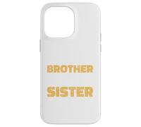 Carcasa para iPhone 14 Pro MAX Divertido para el Hermano de la Gran Hermana, cumpleaños, Mejor Hermana