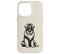 Carcasa para iPhone 14 Pro MAX Divertido Perro Leonberger con Gafas de Sol