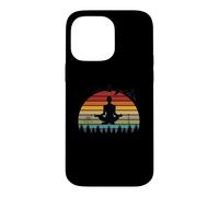 Carcasa para iPhone 14 Pro MAX Divertidos Instructores de Yoga para meditación, diseño Retro