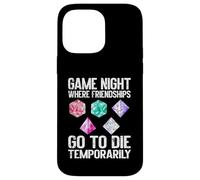 Carcasa para iPhone 14 Pro MAX Donde Las amistades Van a Morir temporalmente Game Night