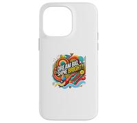 Carcasa para iPhone 14 Pro MAX Dream Big, Shine Bright - Cita Motivacional Abstracta - S35