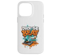 Carcasa para iPhone 14 Pro MAX Drop The Beat Street Art DJ Auriculares de Vinilo para Tocadiscos