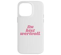 Carcasa para iPhone 14 Pro MAX Du BIST wertvoll - Positive Affirmations