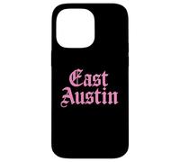 Carcasa para iPhone 14 Pro MAX East Austin Texas 512 737 Activismo artístico Mexicano Americano Rosa