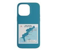 Carcasa para iPhone 14 Pro MAX East Coast Shark Sightings Map