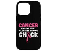 Carcasa para iPhone 14 Pro MAX El cáncer se peleó con la Chica equivocada Krebs Brustkrebs