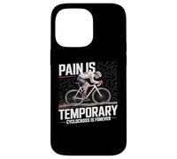 Carcasa para iPhone 14 Pro MAX El Dolor es ciclocross Temporal para Siempre Bicicleta ciclocross Bicicleta