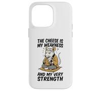Carcasa para iPhone 14 Pro MAX El Queso es mi Debilidad Funny Rata Meme Vintage Ratas Broma