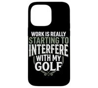 Carcasa para iPhone 14 Pro MAX El Trabajo Realmente está empezando a interferir con mi Golf Funny Golf