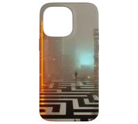 Carcasa para iPhone 14 Pro MAX El umbral de neón - Cyberpunk Dystopian City Art