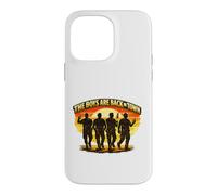 Carcasa para iPhone 14 Pro MAX Emblema de reunión de The Boys Are Back in Town Brotherhood Divertido