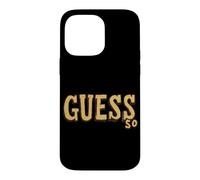 Carcasa para iPhone 14 Pro MAX Emblema Guess So