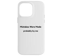 Carcasa para iPhone 14 Pro MAX Errores Divertidos Probablemente cometidos por mí Humor Consciente de sí Mismo