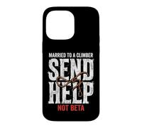 Carcasa para iPhone 14 Pro MAX Escalada Casado con Un Escalador Enviar Ayuda No Beta