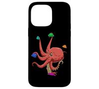 Carcasa para iPhone 14 Pro MAX Escalada Divertida En Roca Octopus Rock Climbing