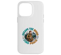Carcasa para iPhone 14 Pro MAX Escape The Noise Find Peace Naturaleza Aventura Diseño