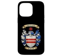 Carcasa para iPhone 14 Pro MAX Escudo de Armas de la Familia Martin e Historia de Apellidos