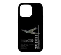 Carcasa para iPhone 14 Pro MAX Especificaciones del Supermarine Spitfire, Caza de la RAF
