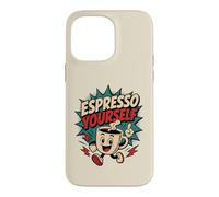 Carcasa para iPhone 14 Pro MAX Espresso Yourself Divertido Estilo Vintage Café Comic Retro Art