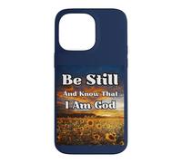 Carcasa para iPhone 14 Pro MAX Estar quieto y Saber: Salmos Biblia edificante pacífica Cristiana