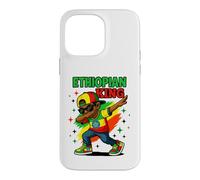 Carcasa para iPhone 14 Pro MAX Estilo Rey etíope Dab con Colores Nacionales para niños y niños
