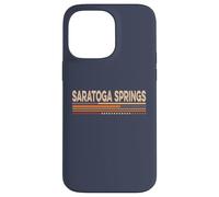 Carcasa para iPhone 14 Pro MAX Estilo Vintage de los años 70 de Saratoga Springs New York