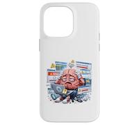 Carcasa para iPhone 14 Pro MAX Estrés del Programador de Errores cerebrales Divertidos