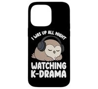 Carcasa para iPhone 14 Pro MAX Estuve Despierto Toda la Noche Viendo Drama Coreano Divertido Amante del K-Drama