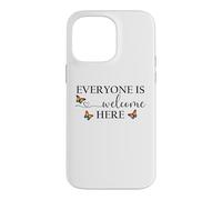 Carcasa para iPhone 14 Pro MAX Everyone is Welcome Here Pride Sign Lesbian Butterfly Pride