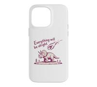 Carcasa para iPhone 14 Pro MAX Everything Is Alright Dinosaur Asteroid Chaos Graphic Retro
