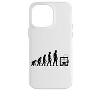 Carcasa para iPhone 14 Pro MAX Evolución Humana Al Fabricante De Impresoras 3D Humor Amante