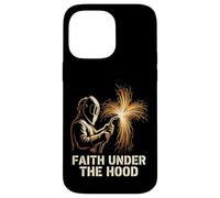 Carcasa para iPhone 14 Pro MAX Faith Under The Hood Diseño Soldador