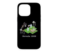 Carcasa para iPhone 14 Pro MAX Falso Aterrizaje Lunar Disparar Nevada Área 51 engaño