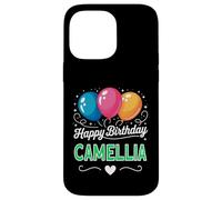 Carcasa para iPhone 14 Pro MAX Feliz cumpleaños Camellia