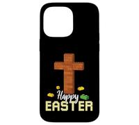 Carcasa para iPhone 14 Pro MAX Feliz Pascua Bloque Constructor de Ladrillos de Construcción Jesús Cruz Fe
