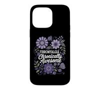 Carcasa para iPhone 14 Pro MAX Fibromialgia crónicamente Impresionante diseño Floral de Dolor crónico